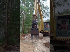 GuangLin Taş / Ağaç Yakalayıcı ile kazma makinesi