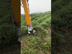 Kazı makinesi aksesuarları Hidrolik kesim odun, kesim dalları, temiz fırça