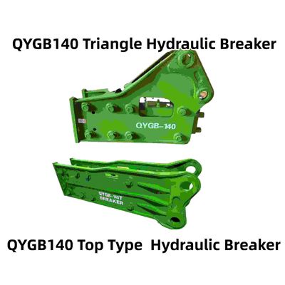 Üçgen / En üst tip hidrolik kırıcı çekiç QYGB140 140 Çizel takım elbise 19-26 ton