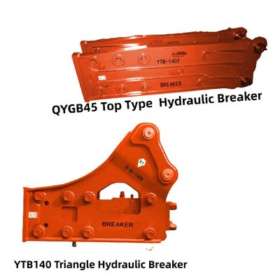 YTB140 En iyi tip / Üçgen Hidrolik kırıcı 140 19-26 tonluk kazıcı için çisele