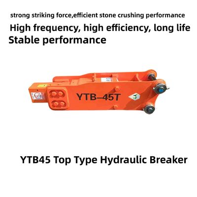 YTB45 En iyi tip hidrolik kırıcı 45 Çisel takım elbise 1.2-3.0 ton kazıcı