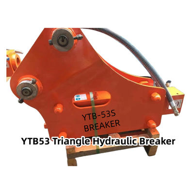 Üçgen kazıcı hidrolik kırıcı YTB53 53 Çizel takım elbise 2.5-4.5 Ton