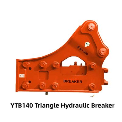 Yan Tipi / Üçgen Hidrolik Kırıcı YTB140S 140 19-26 Tonlık Kazıcı için Çisele