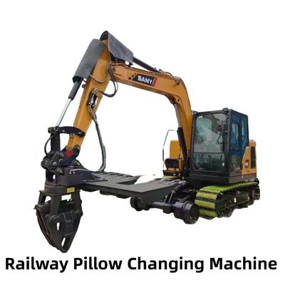 Özel Demiryolu Sleeper Değiştirme Makinesi Değiştirilmiş Ekskavatör